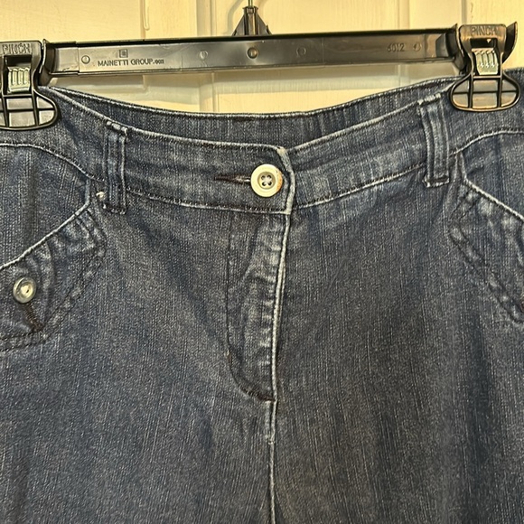 Karen Scott denim Capri size 6P - Picture 3 of 4